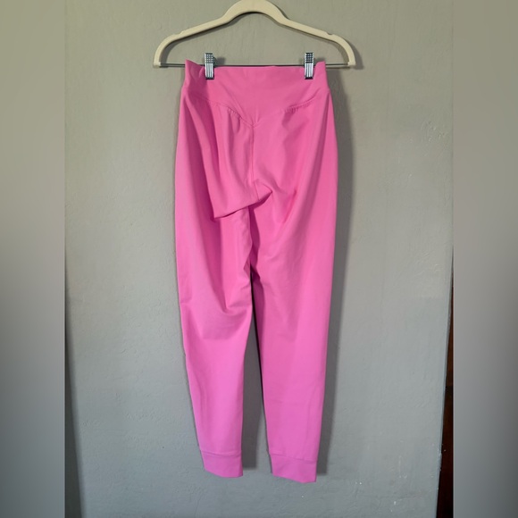 Zyia Bubblegum Pink Confluence Zipper Joggers - Picture 2 of 2